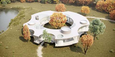 “甜甜圈”建筑设计,它可不是用来吃的