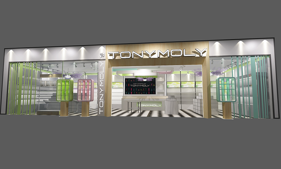 化妆品店面橱窗与空间设计 以dshang3302作品为例的原创造型设计解析